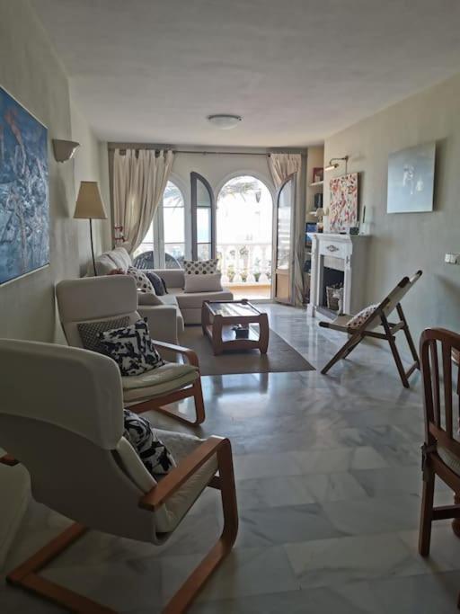 2Br+1Bthr Precioso Apartamento Con Vistas Al Mar Міхас Екстер'єр фото